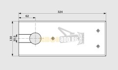 Крышка для доводчиков DORMA BTS 84