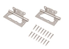 RENZ 100-2BB FH SN без врезки 2 подш мат никель 100*75 Петля дверная 2шт (50;1!!!)