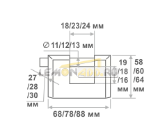 Замок навесной ЗН-406 (3 КЛ)