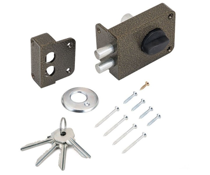 Д-град Зенит ЗН1-3 Бронза Замок накладной (16)