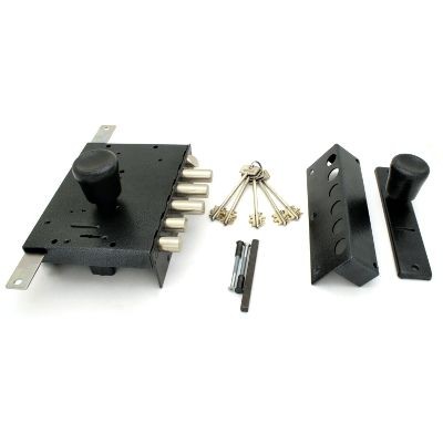 Герион "Конкурент НТ" Правый для наруж.дв. с ручками с/т ЗЩ ЗД 5кл Замок накладной тяж (3) Распроджа