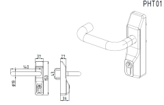Внешний фитинг dk ExitWay PHT01