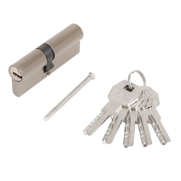 Стандарт MAX 80 (35х45) SN 5кл мат.никель перф.ключ/ключ Цилиндровый механизм (80,10)
