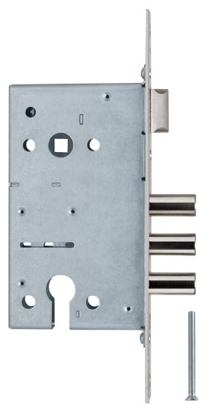 Корпус врезного замка с защёлкой ЗВ 12.11 /123:34/