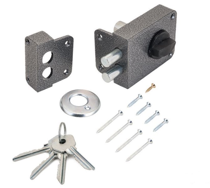 Д-град Зенит ЗН1-3 Серебро Замок накладной (16)