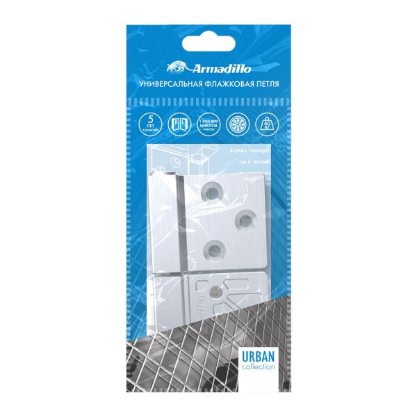 Петля универсальная флажковая FL.IN3800.US MWSC-33 итальянский тисненый