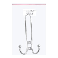 Крючок-вешалка №12 ХРОМ Упакованная (30)