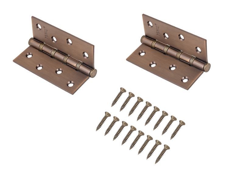 RENZ 100-4BB FH АВ 4 подш антик бронза 100*75 Петля дверная 2 шт (50;1!!!)