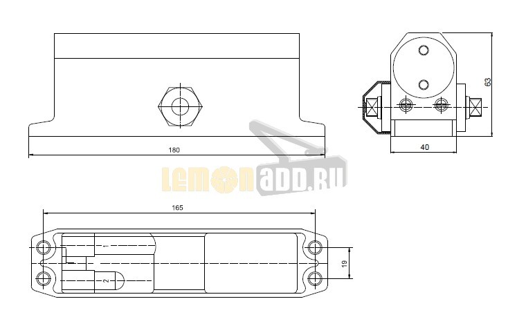 Доводчик дверной Apecs DC-20.4/1050/085-A2