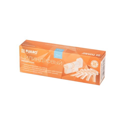 Цилиндровый механизм (200 ZM/80) 2000ZM Knob 80 (30+10+40) BL-24 черный 5Key с вертушкой