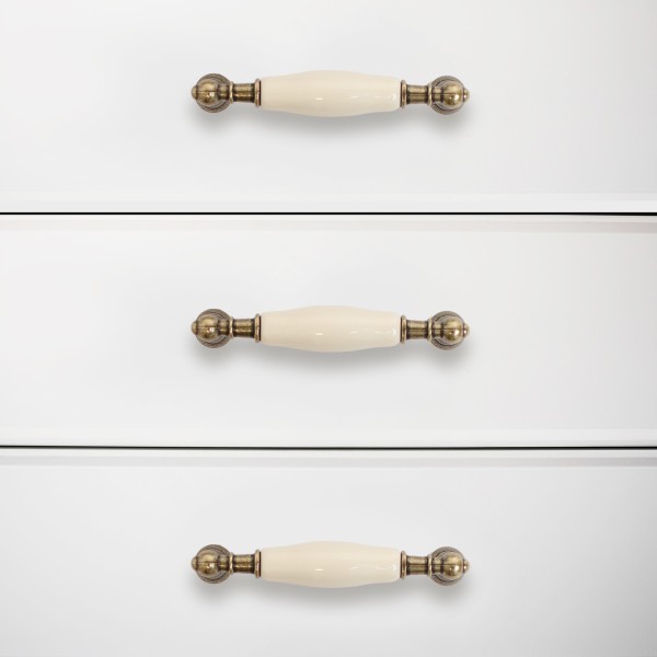 StahlBuro C2499-96 2шт., AB состаренная бронза. Ручка-скоба мебельная (15, 150)