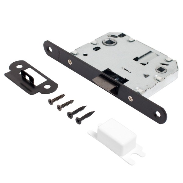 АЛЛЮР АРТ L7050R BL матовый черный B2B пакет планка18мм Защёлка (50)