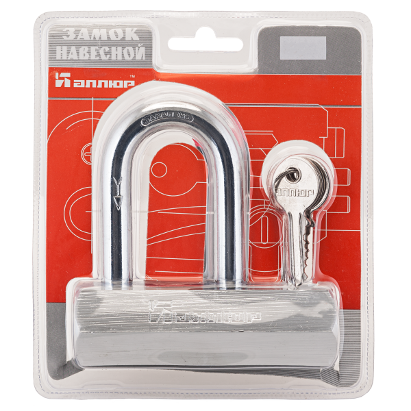 АЛЛЮР ВС1С-110Д (ZX-965) дл.дужка блистер d14мм Замок навесной (24,6)