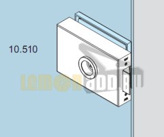 DORMA MEDIO Замок для стекла толщиной 8 мм (10.510)