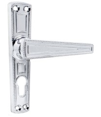 Зенит РФ1-55.01 хром к замку ЗВ 4-3.01 Комплект ручек (20)