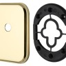 Декоративная Квадратная накладка на цилиндр со штоком BK-DEC SQ (ATC Protector 1) GP-2 Золото