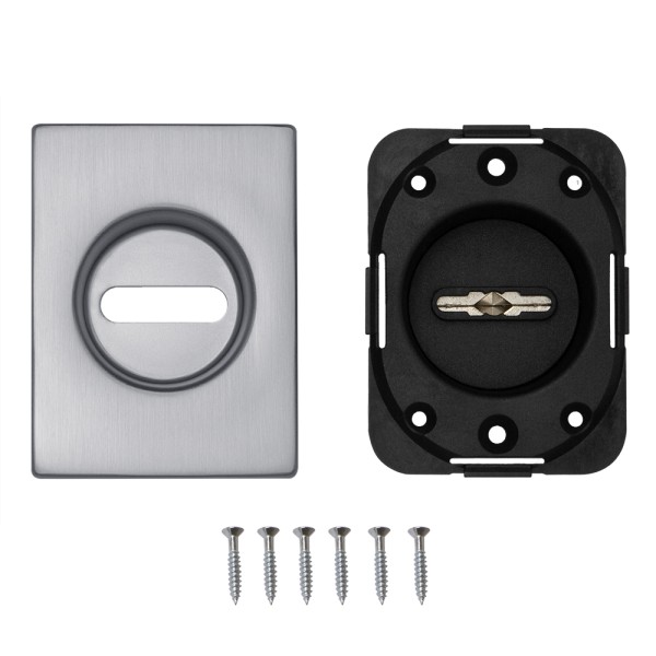 Накладка на сувальдный замок ESC.S-auto.RL/U/K.477 SSC-16 сатинрованный хром