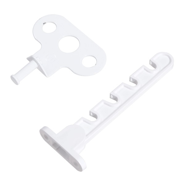 Ограничитель открывания окна L-105 мм белый Упакованный (50)