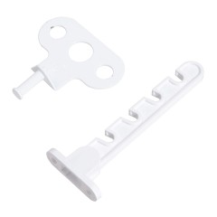 Ограничитель открывания окна L-105 мм белый Упакованный (50)