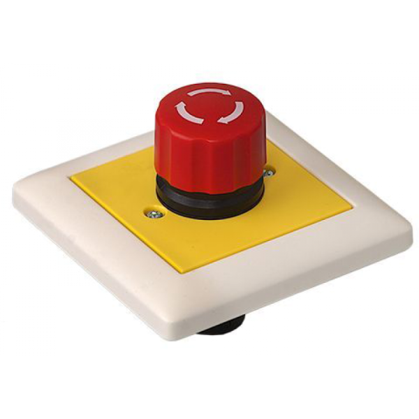 Кнопка аварийной остановки скрытого монт. 80х80 мм dormakaba