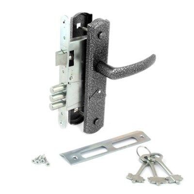 AVERS ЗВ9-4-1-4 серебро Замок врезной с/руч (10)