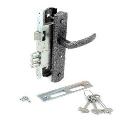 AVERS ЗВ9-4-1-4 серебро Замок врезной с/руч (10)