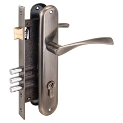 АЛЛЮР 0203 AB ст.бронза Замок врезной с/руч (10)