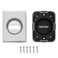 Накладка на сувальдный замок ESC.S-auto.RL/U/K.477 СР-8 хром