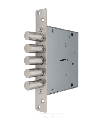 Балашиха ЗВ8 140.0.1-18  б/о, 5 кл., 5 ригелей  d18 Замок врезной тяж (10)