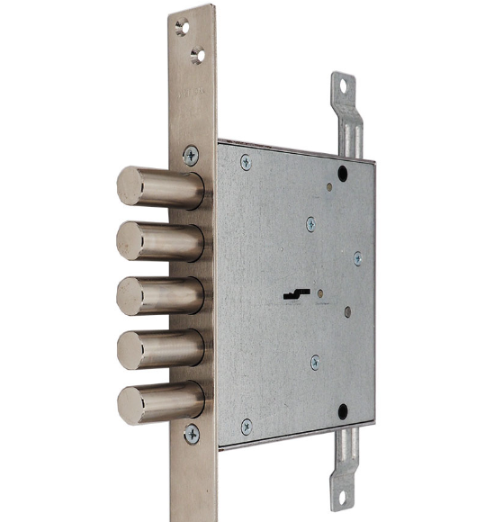 Балашиха ЗВ8 140.0.1-18  б/о, 5 кл., 5 ригелей  d18 Замок врезной тяж (10)