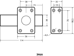 АЛЛЮР ЗН6А Замок накладной (20)