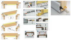 Пороги автоматические Athmer Isolporte Deco Silicone