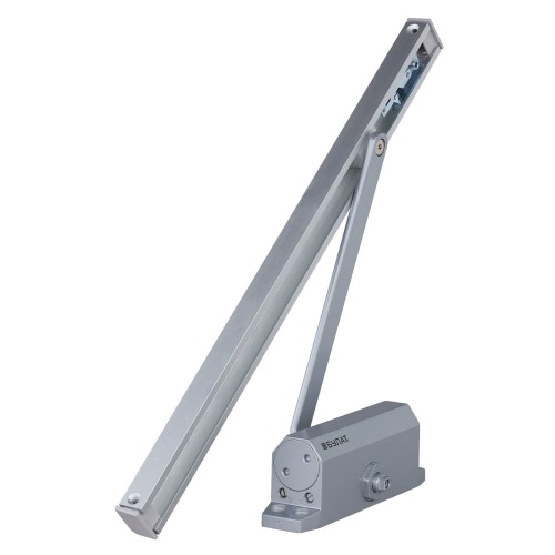 БУЛАТ Доводчик дверной ARCTIC ДД 502/4 AH-S (40-90 кг) серебро со скольз. тягой, морозостойкий (10)