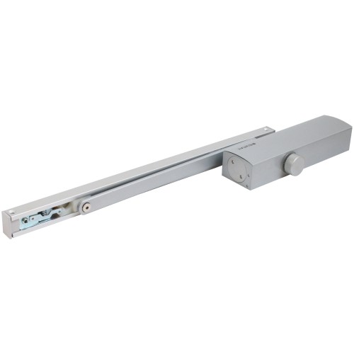 БУЛАТ Доводчик дверной PROFI (ПРОФИ) ДД 802/5 BH-S (25-120 кг) серебро со скольз.тяг, морозостойкий