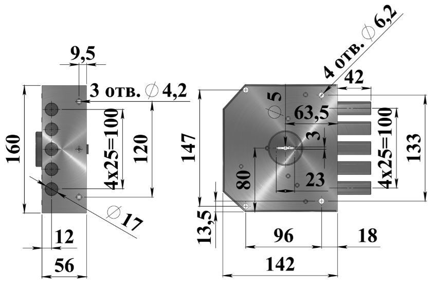 Герион "Эталон Н" 5 кл. Замок накладной тяж. (5)