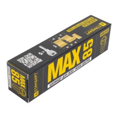 Стандарт MAX 85 (50х35В) SB 5кл мат.золото перф.ключ/верт. Цилиндровый механизм (60,10)