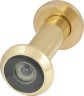 Глазок дверной противопожарный, оптика стекло DV-PRO 3/100-60/BR (DVG3) GP золото