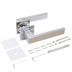 АЛЛЮР АРТ &quot;ЛАНА&quot; SC/светло-серое дерево (869SSD) мат.хром/св-сер дерЗАЩИТ.ПЛЕНКА Комплект ручек (20)