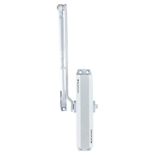 БУЛАТ Доводчик дверной ARCTIC (АРКТИК) ДД 504/5 A-W (80-150 кг) белый, морозостойкий (10)