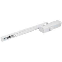 БУЛАТ Доводчик дверной PROFI ДД 802/5 BH-W (25-120кг) белый со скольз.тягой, морозостойкий (10)