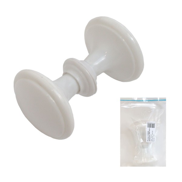 Башкирия РДП-03-1 белая Ручка-кнопка (100) Упакованная