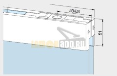 dormakaba Universal EASY PT 20 фитинг верхний