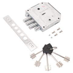 Рязань ЗВ 9-6 ЛК.З/15 ЗЩ ЗД б/о б/упак. левый "BORDER" 77412 Замок врезной тяж (6)