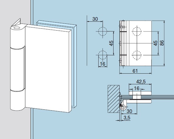 Комплект Studio Classic с петлями Clarit