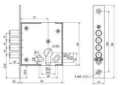 Сенат ЗВЦ-12 б/о 605 Замок врезной (20)