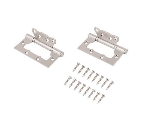 PUERTO 100-2S FH SN без врезки 2 подш мат никель 100*75 Петля дверная 2шт (50;10)
