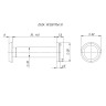 Глазок дверной, оптика пластик DV-LUX 4/110-70/Z (VIEWER 4 DVZ_LUX) CP хром