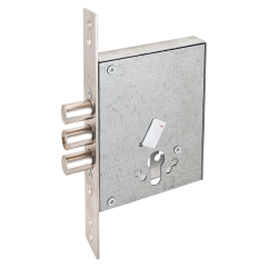 Эльбор 1.01.03.0.0 Лазурит б/о никель под ц/мех Замок врезной б/руч (10)