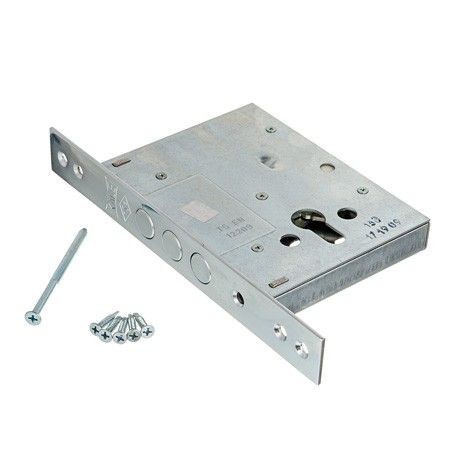 KALE 257 W/B без ц/м ,б/о, б/накл. никель Замок врезной тяж. (12)