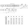 StahlBuro направляющие шариковые (2 шт.) 45-400 /16"/ черный (20)